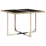 Casa si Gradina - Gradina si terasa - Mobilier exterior - Seturi mobila gradina - Set de masa pentru gradina, 9 piese, cu perne, bej, poliratan - Infinity.ro