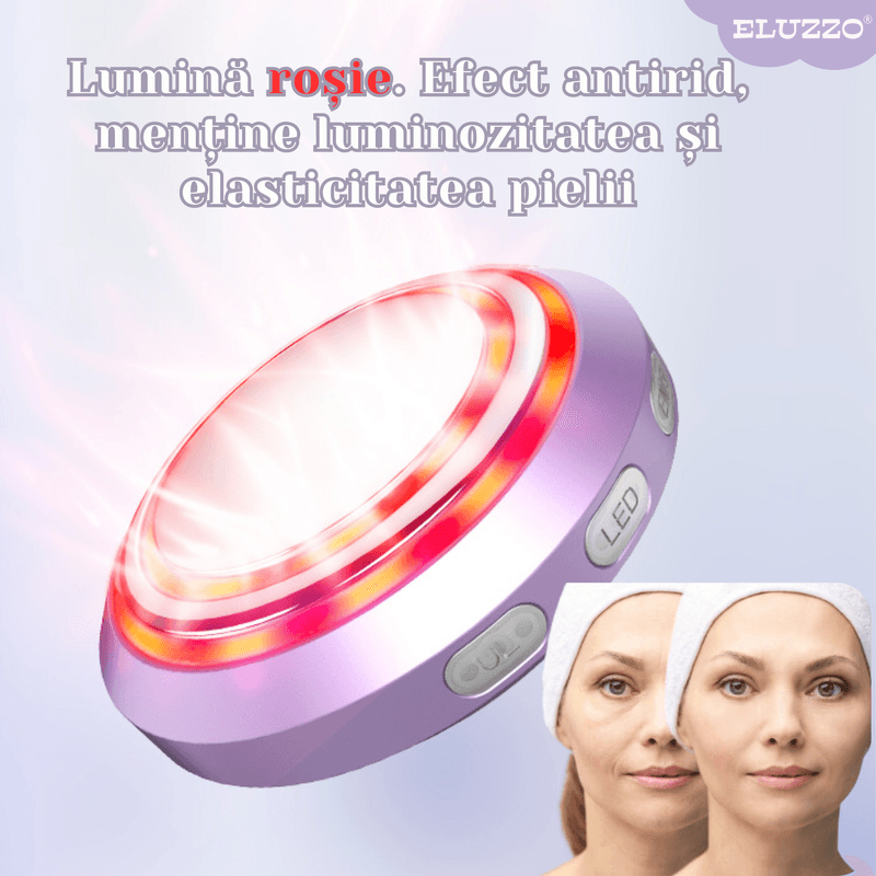 Ingrijire personala si Cosmetice - Aparate & accesorii ingrijire personala - Aparate cosmetice - Aparate intretinere si ingrijire corporala - Dispozitiv Ultrasonic pentru Remodelare Corporala ELUZZO®, Slabire prin EMS, Anticelulitic, Trateaza Tenul Acneic - Infinity.ro