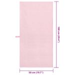 Casa si Gradina - Textile si covoare - Textile baie - Prosoape - Prosoape Sport 2 pcs Roz 100 x 50 cm Poliester si poliamida - Infinity.ro