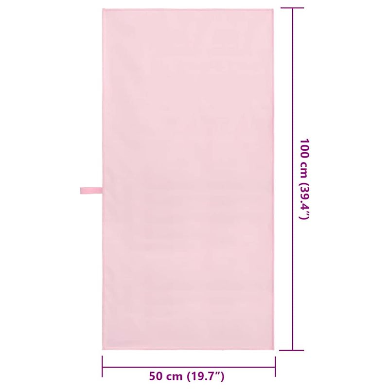 Casa si Gradina - Textile si covoare - Textile baie - Prosoape - Prosoape Sport 2 pcs Roz 100 x 50 cm Poliester si poliamida - Infinity.ro