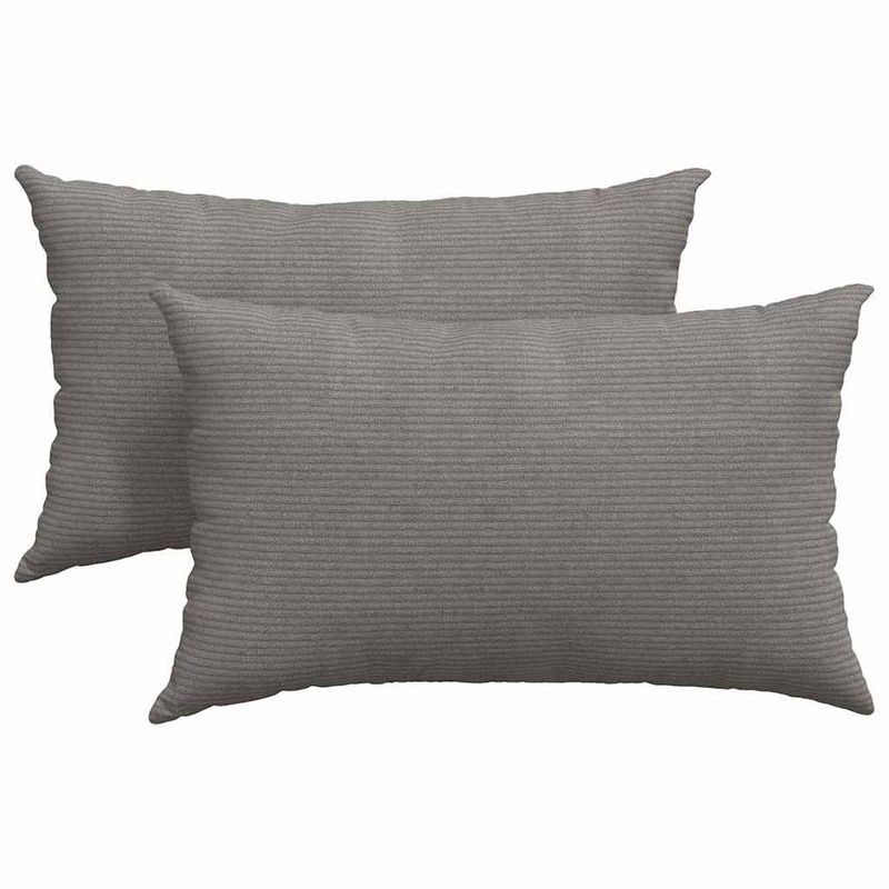 Casa si Gradina - Textile si covoare - Perne si pilote - Perne decorative - Perne pentru canapea 2 pcs Gri deschis 50 x 30 cm - Infinity.ro