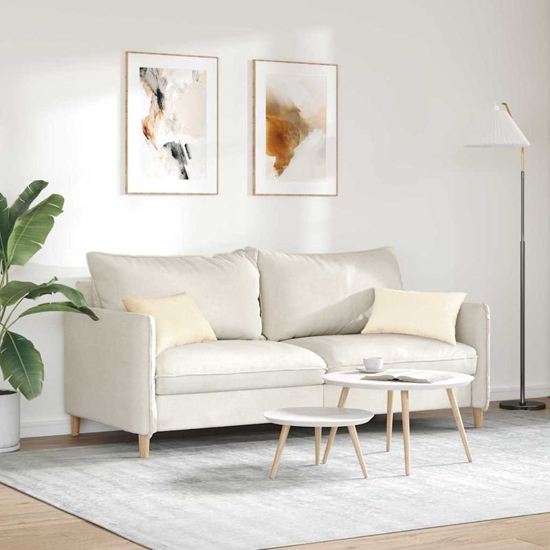 Casa si Gradina - Textile si covoare - Perne si pilote - Perne decorative - Perne pentru canapea 2 pcs Crem 50 x 30 cm - Infinity.ro