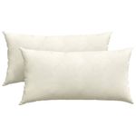 Casa si Gradina - Textile si covoare - Perne si pilote - Perne decorative - Perne pentru canapea 2 pcs Crem 80 x 40 cm - Infinity.ro