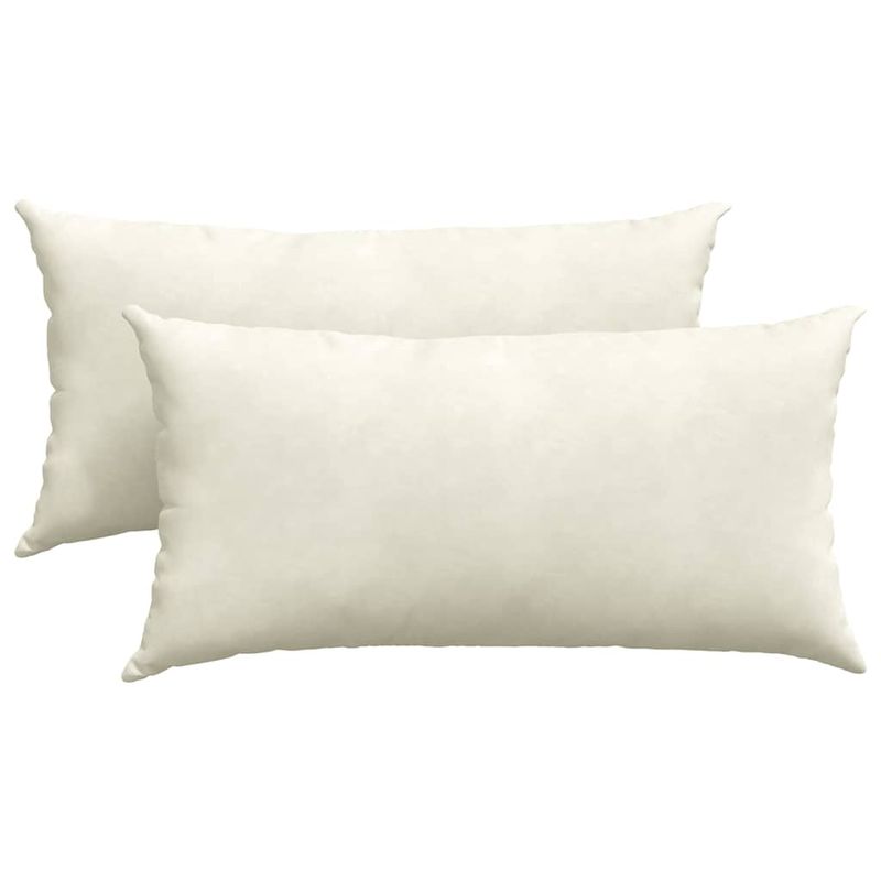 Casa si Gradina - Textile si covoare - Perne si pilote - Perne decorative - Perne pentru canapea 2 pcs Crem 80 x 40 cm - Infinity.ro