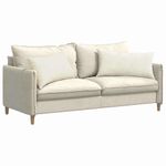 Casa si Gradina - Textile si covoare - Perne si pilote - Perne decorative - Perne pentru canapea 2 pcs Crem 80 x 40 cm - Infinity.ro