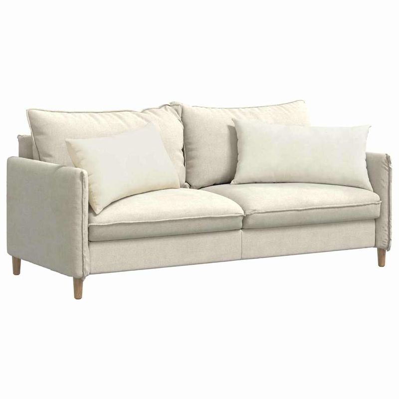 Casa si Gradina - Textile si covoare - Perne si pilote - Perne decorative - Perne pentru canapea 2 pcs Crem 80 x 40 cm - Infinity.ro