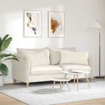 Casa si Gradina - Textile si covoare - Perne si pilote - Perne decorative - Perne pentru canapea 2 pcs Crem 80 x 40 cm - Infinity.ro