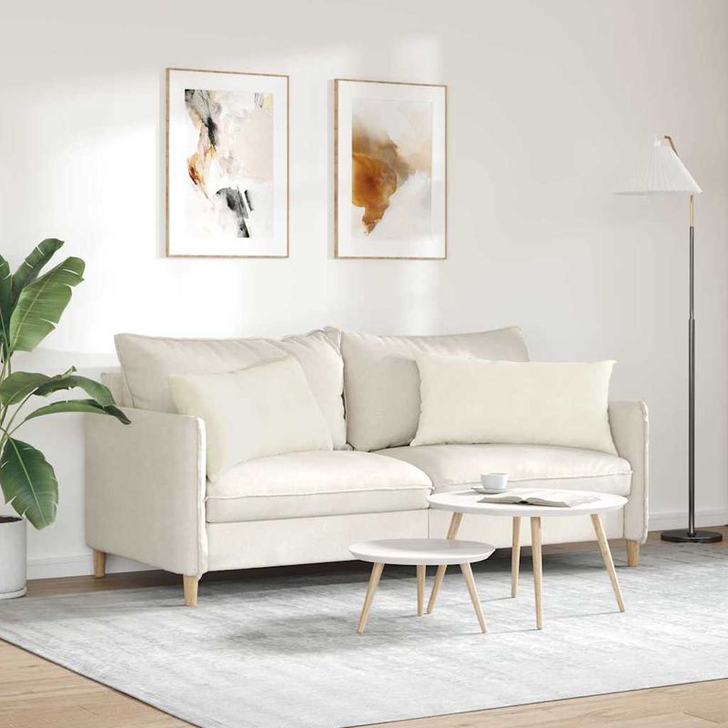 Casa si Gradina - Textile si covoare - Perne si pilote - Perne decorative - Perne pentru canapea 2 pcs Crem 80 x 40 cm - Infinity.ro