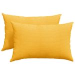 Casa si Gradina - Textile si covoare - Perne si pilote - Perne decorative - Perne pentru canapea 2 pcs Galben Deschis 60 x 40 cm - Infinity.ro