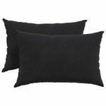 Casa si Gradina - Textile si covoare - Perne si pilote - Perne decorative - Perne pentru canapea 2 pcs Negru 60 x 40 cm - Infinity.ro