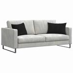 Casa si Gradina - Textile si covoare - Perne si pilote - Perne decorative - Perne pentru canapea 2 pcs Negru 60 x 40 cm - Infinity.ro