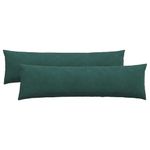 Casa si Gradina - Textile si covoare - Perne si pilote - Perne decorative - Perne pentru canapea 2 pcs Verde inchis 145 x 40 cm - Infinity.ro