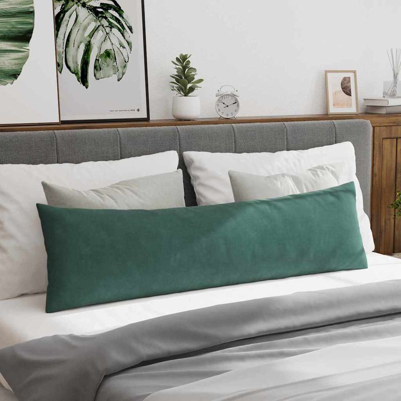 Casa si Gradina - Textile si covoare - Perne si pilote - Perne decorative - Perne pentru canapea 2 pcs Verde inchis 145 x 40 cm - Infinity.ro