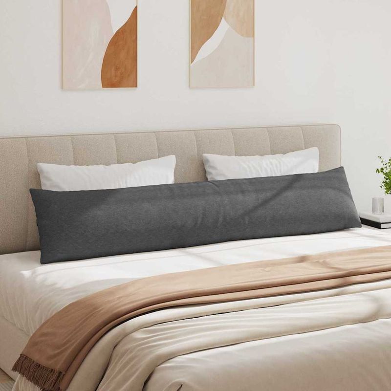 Casa si Gradina - Textile si covoare - Perne si pilote - Perne decorative - Perne pentru canapea 2 pcs Gri inchis 200 x 40 cm - Infinity.ro