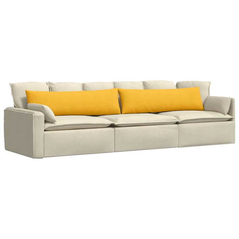 Casa si Gradina - Textile si covoare - Perne si pilote - Perne decorative - Perne pentru canapea 2 pcs Galben Deschis 145 x 40 cm - Infinity.ro