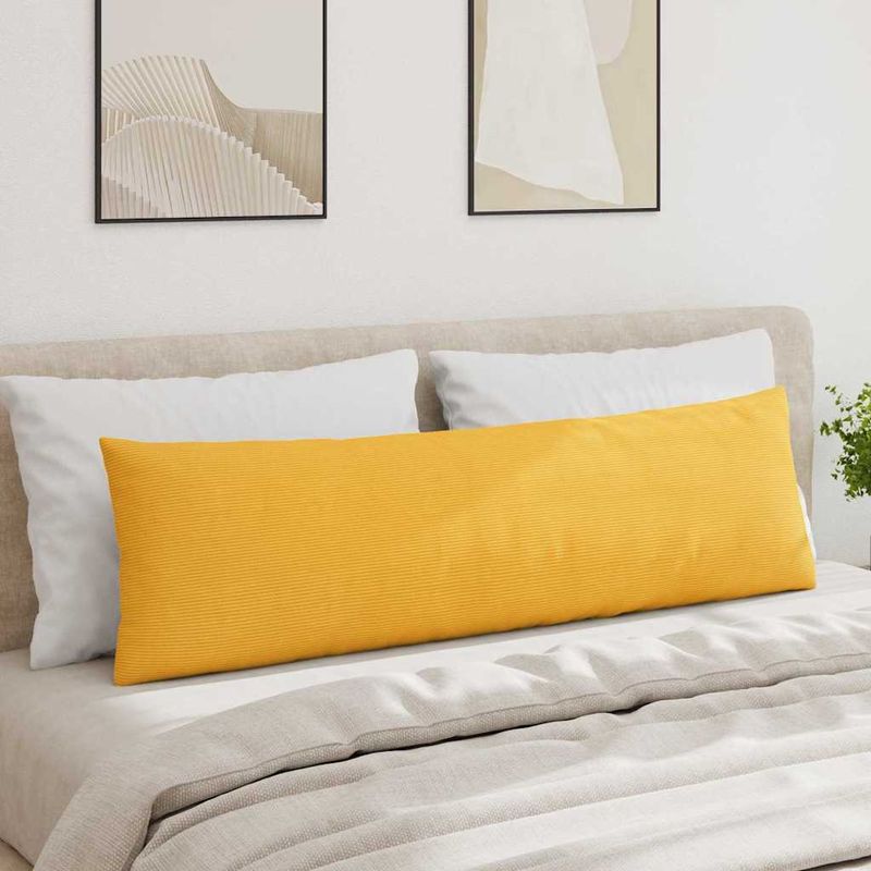 Casa si Gradina - Textile si covoare - Perne si pilote - Perne decorative - Perne pentru canapea 2 pcs Galben Deschis 145 x 40 cm - Infinity.ro