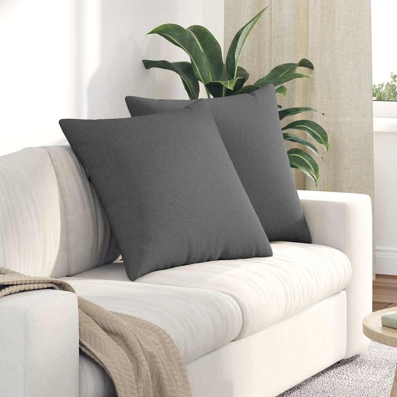 Casa si Gradina - Textile si covoare - Perne si pilote - Perne decorative - Perne pentru canapea Gri inchis tesatura - Infinity.ro