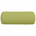 Casa si Gradina - Textile si covoare - Perne si pilote - Perne decorative - Perne Bolster 2 pcs Verde deschis Ø 15 x 40 cm tesatura - Infinity.ro