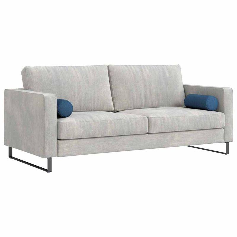 Casa si Gradina - Textile si covoare - Perne si pilote - Perne decorative - Perne Bolster 2 pcs albastru Ø 15 x 40 cm tesatura - Infinity.ro