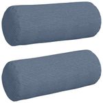 Casa si Gradina - Textile si covoare - Perne si pilote - Perne decorative - Perne Bolster 2 pcs albastru Ø 15 x 40 cm Tesatura din corduroy - Infinity.ro