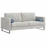 Casa si Gradina - Textile si covoare - Perne si pilote - Perne decorative - Perne Bolster 2 pcs albastru Ø 15 x 40 cm Tesatura din corduroy - Infinity.ro