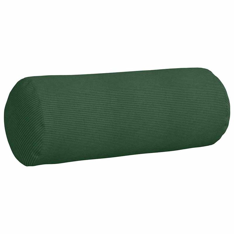Casa si Gradina - Textile si covoare - Perne si pilote - Perne decorative - Perne Bolster 2 pcs Verde inchis Ø 25 x 70 cm - Infinity.ro