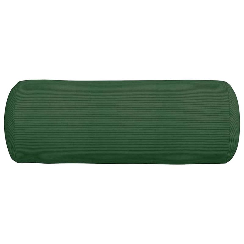 Casa si Gradina - Textile si covoare - Perne si pilote - Perne decorative - Perne Bolster 2 pcs Verde inchis Ø 25 x 70 cm - Infinity.ro
