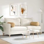 Casa si Gradina - Textile si covoare - Perne si pilote - Perne decorative - Perne Bolster 2 pcs Maro Ø 25 x 70 cm Tesatura din corduroy - Infinity.ro