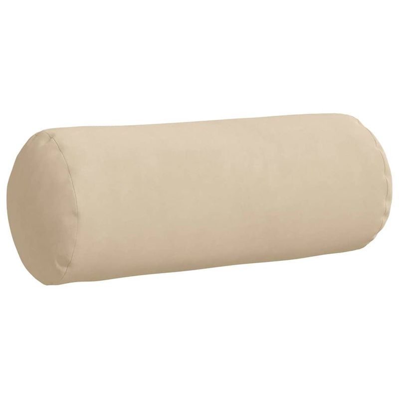 Casa si Gradina - Textile si covoare - Perne si pilote - Perne decorative - Perne Bolster 2 pcs Crem Ø 15 x 40 cm Tesatura din microfibra - Infinity.ro
