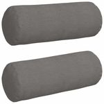 Casa si Gradina - Textile si covoare - Perne si pilote - Perne decorative - Perne Bolster 2 pcs Gri deschis Ø 25 x 70 cm - Infinity.ro