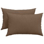 Casa si Gradina - Textile si covoare - Perne si pilote - Perne decorative - Perne pentru canapea 2 pcs Maro 40 x 60 cm - Infinity.ro