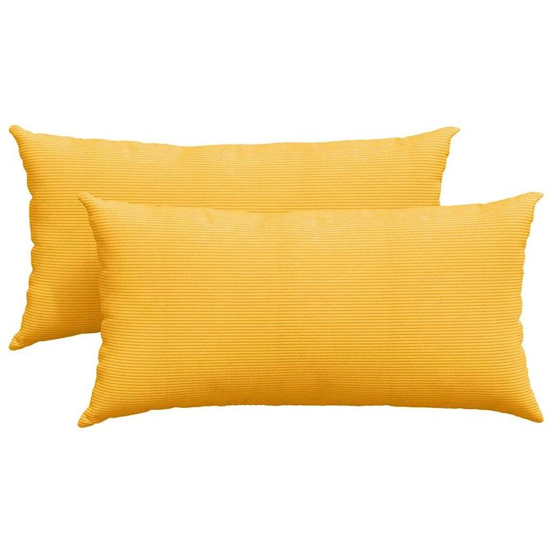 Casa si Gradina - Textile si covoare - Perne si pilote - Perne decorative - Perne pentru canapea 2 pcs Galben Deschis 80 x 40 cm - Infinity.ro