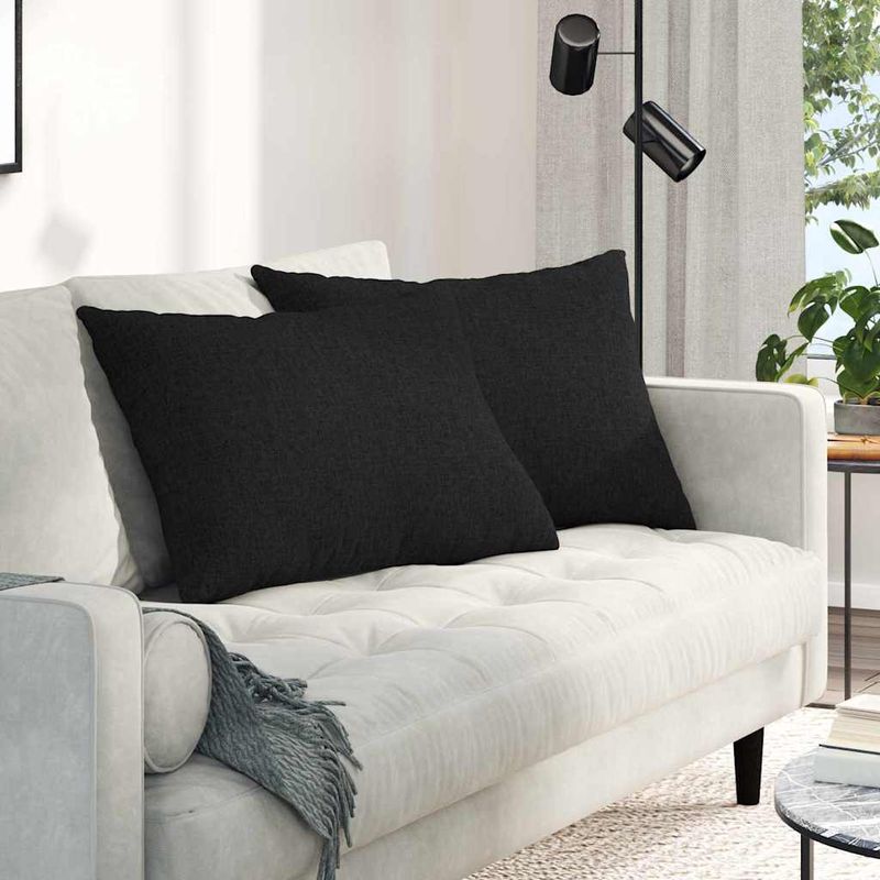 Casa si Gradina - Textile si covoare - Perne si pilote - Perne decorative - Perne pentru canapea Negru tesatura - Infinity.ro