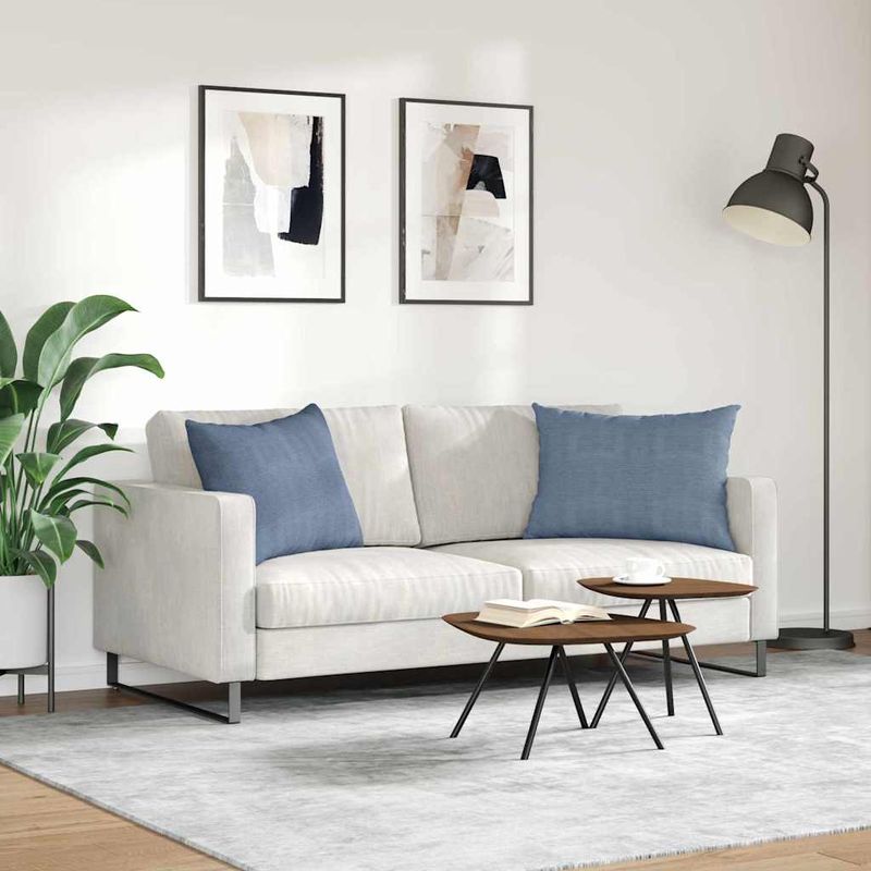 Casa si Gradina - Textile si covoare - Perne si pilote - Perne decorative - Perne pentru canapea 2 pcs albastru 70 x 50 cm - Infinity.ro