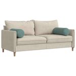 Casa si Gradina - Textile si covoare - Perne si pilote - Perne decorative - Perne Bolster 2 pcs Verde Marii Ø 25 x 70 cm - Infinity.ro