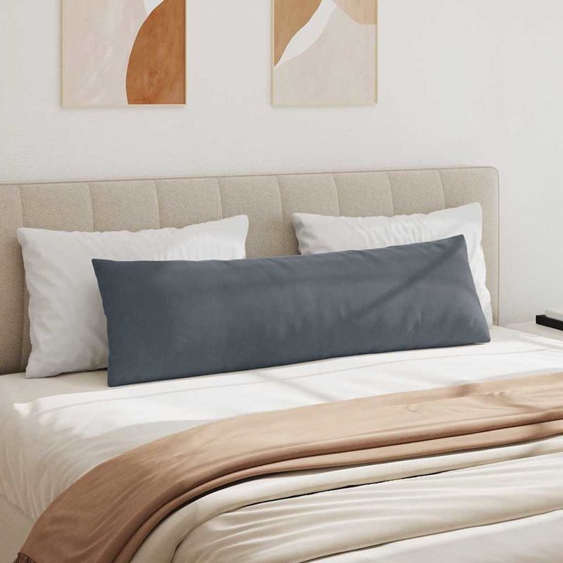 Casa si Gradina - Textile si covoare - Perne si pilote - Perne decorative - Perne pentru canapea 2 pcs Gri inchis 145 x 40 cm - Infinity.ro