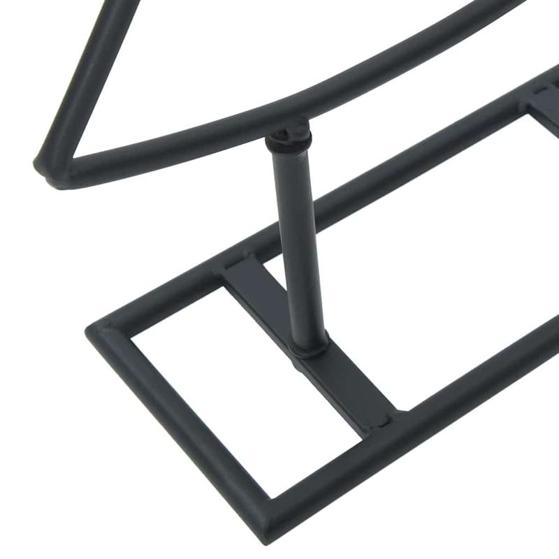 Casa si Gradina - Decoratiuni - Decoratiuni de sezon - Pom de Craciun din metal cu suport Negru 150 cm Otel - Infinity.ro