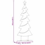 Casa si Gradina - Decoratiuni - Decoratiuni de sezon - Pom de Craciun din metal cu suport Negru 150 cm Otel - Infinity.ro