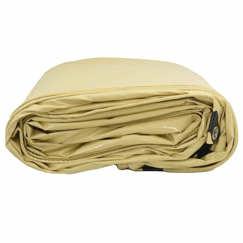 Casa si Gradina - Gradina si terasa - Umbrele si pavilioane - Pavilioane - Panza 650g / m² Bej 4 x 6 m Panza cu acoperire PVC - Infinity.ro
