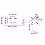 Casa si Gradina - Decoratiuni - Decoratiuni de sezon - Suport pentru brad de Craciun 1.73 Alb 50 x 50 x 16 cm - Infinity.ro