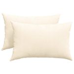 Casa si Gradina - Textile si covoare - Perne si pilote - Perne decorative - Perne pentru canapea 2 pcs Crem 60 x 40 cm - Infinity.ro