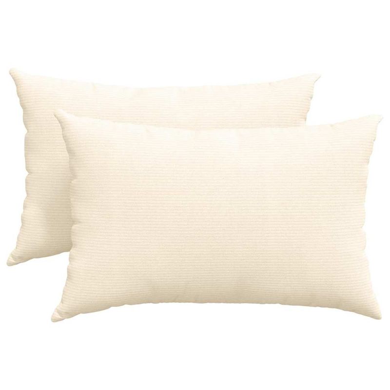 Casa si Gradina - Textile si covoare - Perne si pilote - Perne decorative - Perne pentru canapea 2 pcs Crem 60 x 40 cm - Infinity.ro