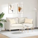 Casa si Gradina - Textile si covoare - Perne si pilote - Perne decorative - Perne pentru canapea 2 pcs Crem 60 x 40 cm - Infinity.ro