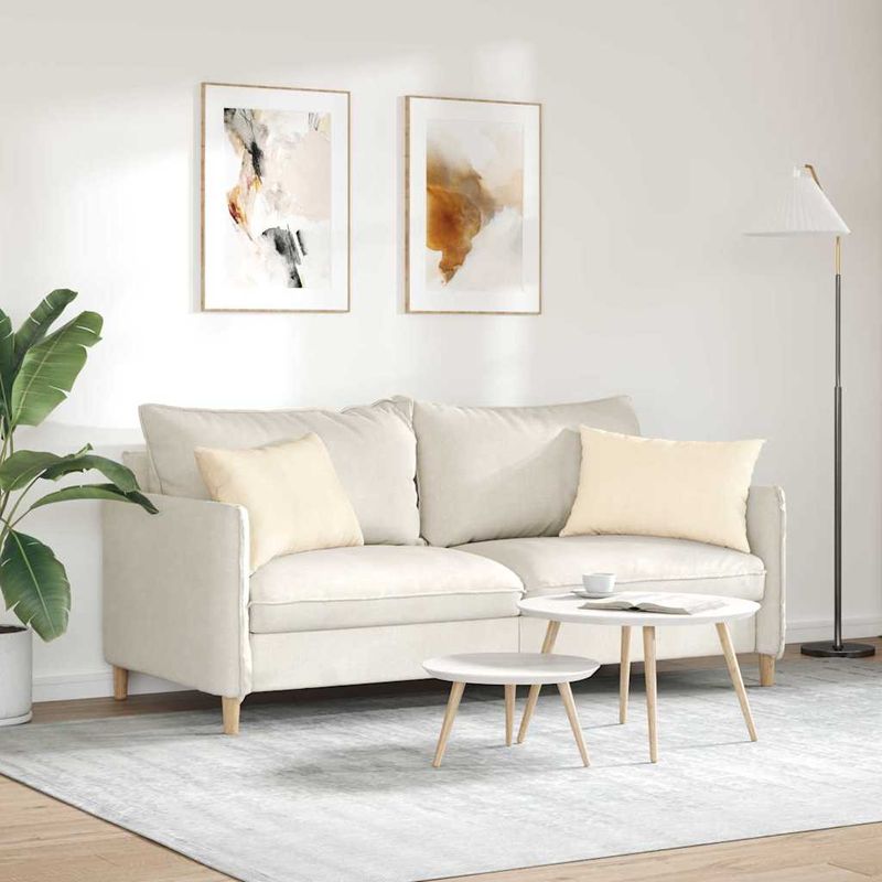 Casa si Gradina - Textile si covoare - Perne si pilote - Perne decorative - Perne pentru canapea 2 pcs Crem 60 x 40 cm - Infinity.ro