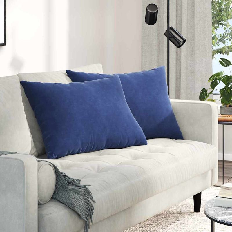 Casa si Gradina - Textile si covoare - Perne si pilote - Perne decorative - Perne pentru canapea 2 pcs Albastru Politie 70 x 50 cm - Infinity.ro