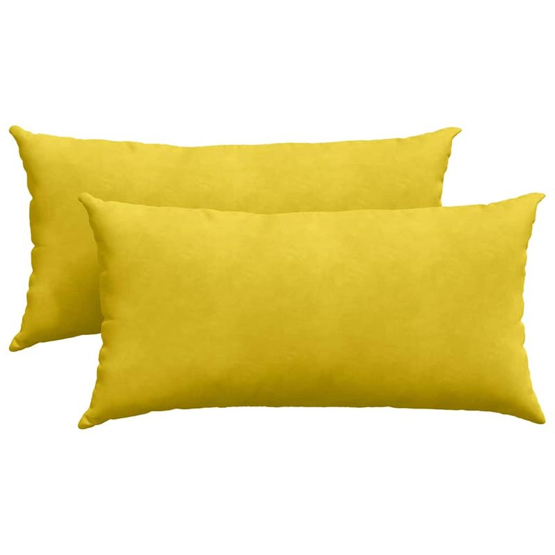 Casa si Gradina - Textile si covoare - Perne si pilote - Perne decorative - Perne pentru canapea 2 pcs Galben 80 x 40 cm - Infinity.ro