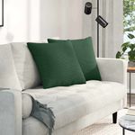 Casa si Gradina - Textile si covoare - Perne si pilote - Perne decorative - Perne pentru canapea 2 pcs Verde inchis 50 x 50 cm - Infinity.ro
