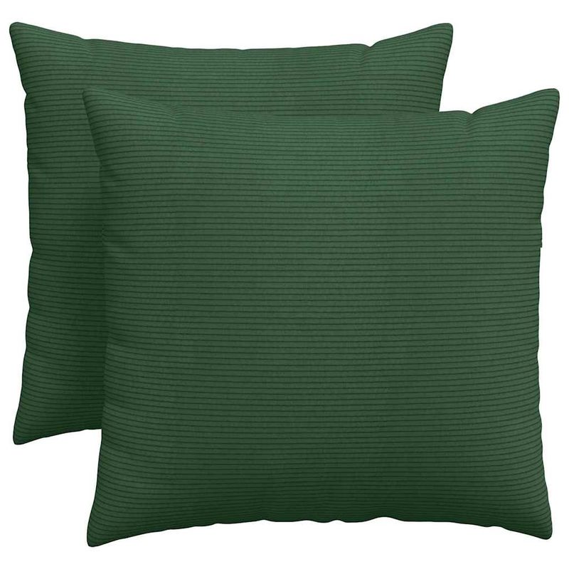 Casa si Gradina - Textile si covoare - Perne si pilote - Perne decorative - Perne pentru canapea 2 pcs Verde inchis 50 x 50 cm - Infinity.ro