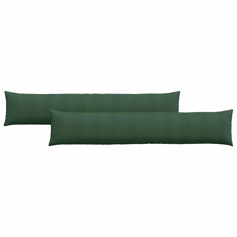Casa si Gradina - Textile si covoare - Perne si pilote - Perne decorative - Perne pentru canapea 2 pcs Verde inchis 200 x 40 cm - Infinity.ro