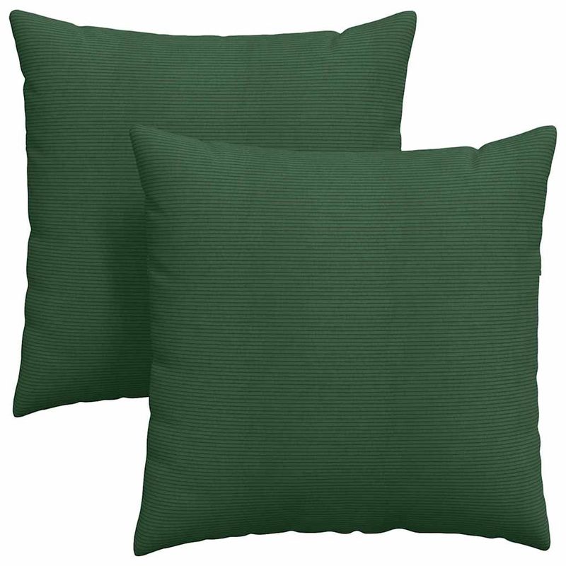 Casa si Gradina - Textile si covoare - Perne si pilote - Perne decorative - Perne pentru canapea 2 pcs Verde inchis 80 x 80 cm - Infinity.ro